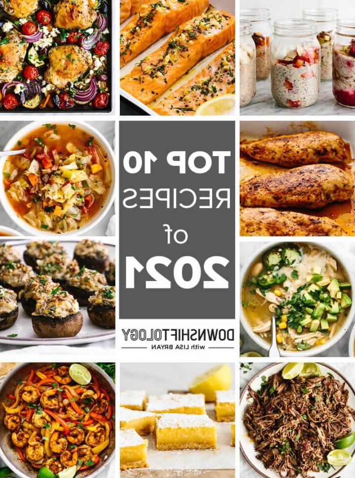 Die 10 besten Rezepte aus 2021 2 Gruppenfoto der Top-Rezepte des Jahres 2021.