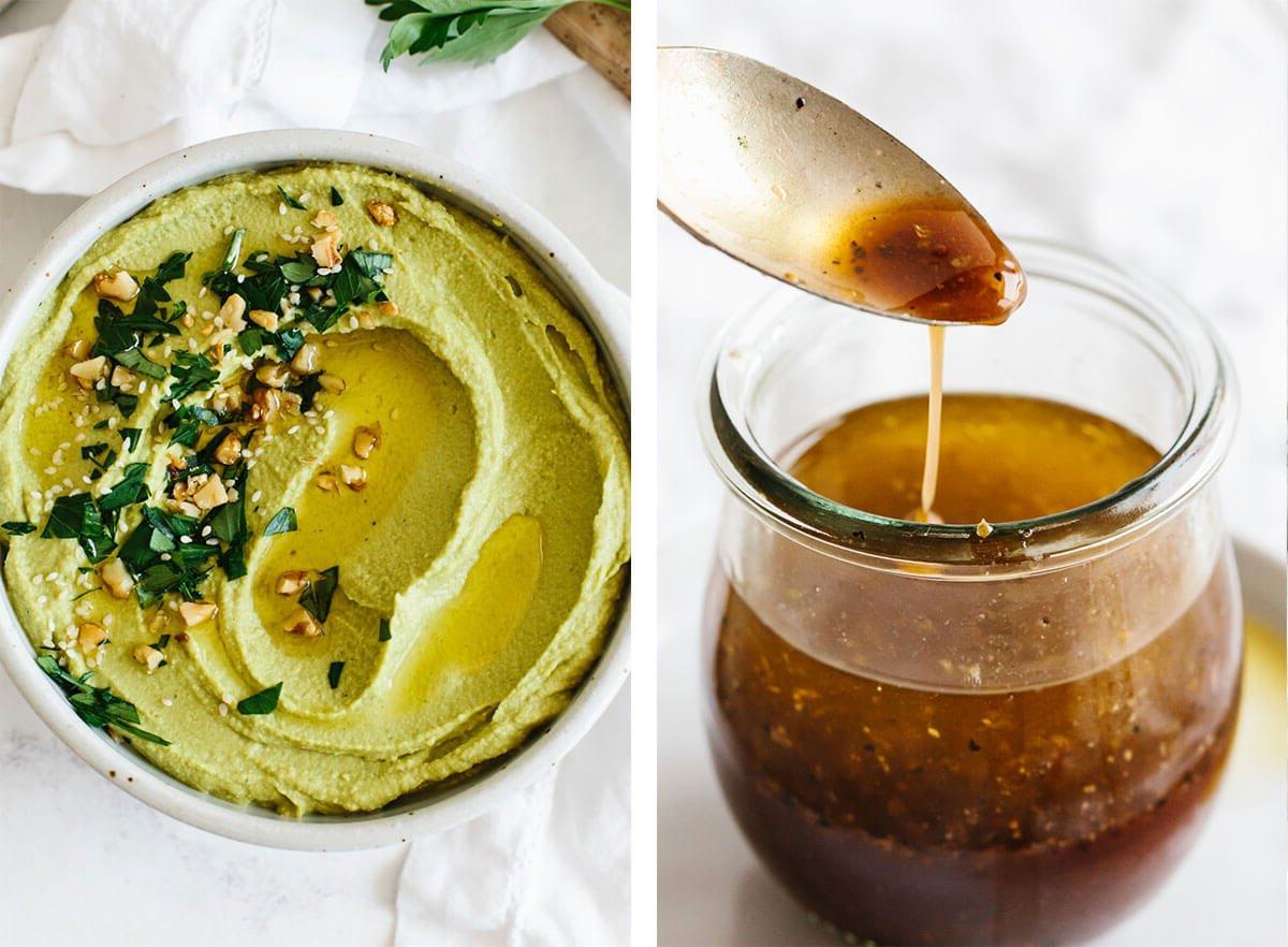 Einfache und gesunde Meal Prep Rezepte, die Ihnen helfen, Mahlzeiten für die Woche vorzubereiten! Beste Dressings und Dips für Meal Prep Rezepte.