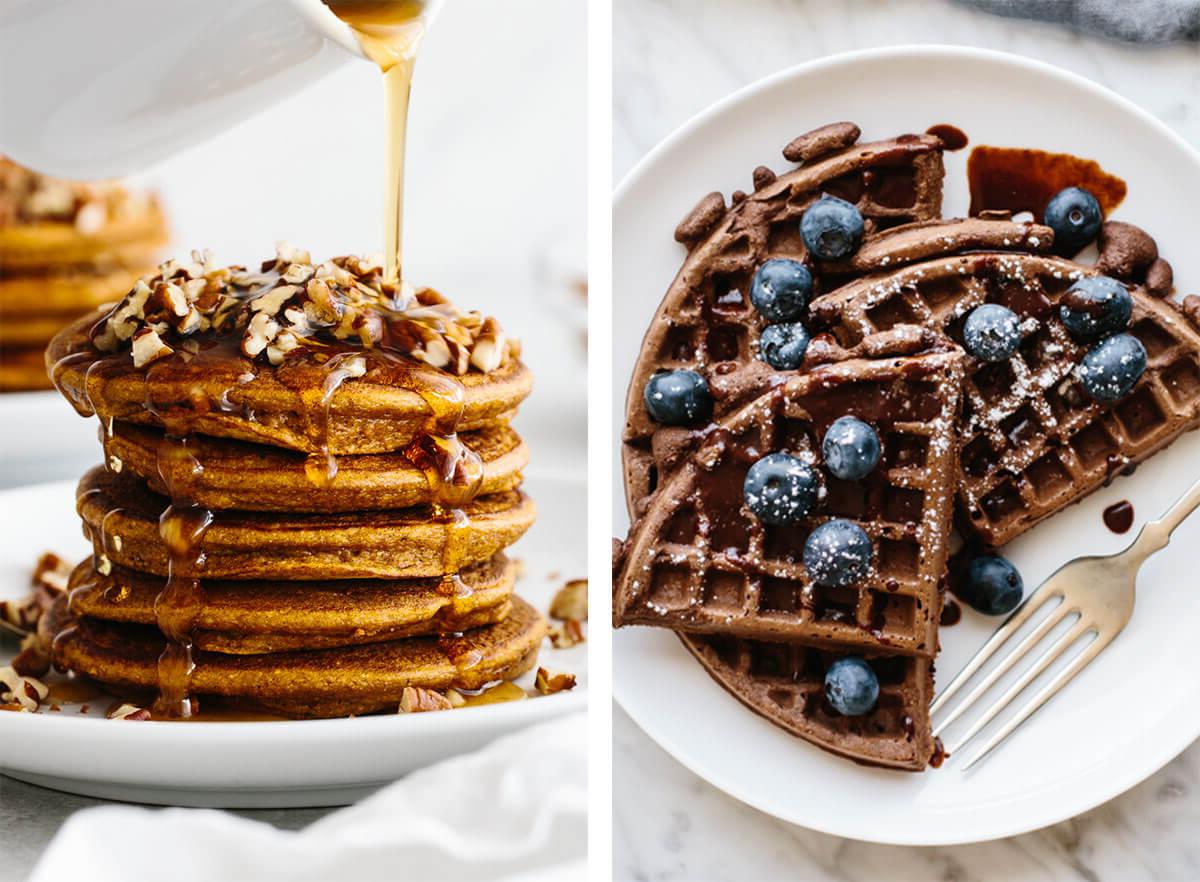 Starten Sie Ihren Tag richtig mit diesen gesunden Frühstücksideen! Wählen Sie aus Mahlzeiten zum Mitnehmen, Brunch-Lieblingen und den besten Meal-Prep-Optionen. Beste Frühstücksideen mit Pfannkuchen und Waffeln.