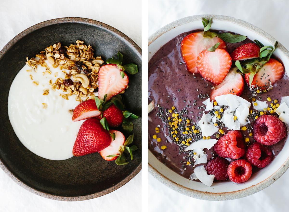 Starten Sie Ihren Tag richtig mit diesen gesunden Frühstücksideen! Wählen Sie aus Mahlzeiten zum Mitnehmen, Brunch-Lieblingen und den besten Meal-Prep-Optionen. Beste Frühstücksideen mit Joghurt und Acai Bowl.