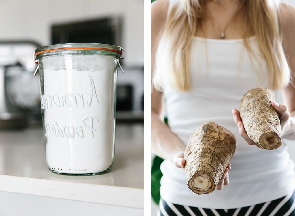 Pfeilwurzelpulver ist ein vielseitiges Verdickungsmittel und wird häufig in der glutenfreien und Paleo-Küche verwendet. Es ist auch als Pfeilwurzelmehl oder Pfeilwurzelstärke bekannt.