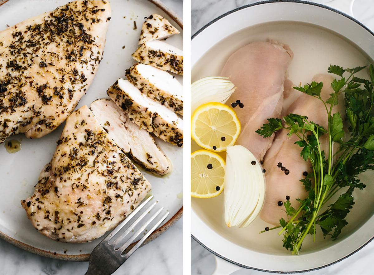 Die besten Hähnchenbrust-Rezepte, die einfach und alles andere als langweilig sind! Von gegrilltem bis zu gebackenem Hähnchen finden Sie unzählige Ideen in dieser Liste. Hähnchenbrust-Rezepte, darunter pochiertes und gebackenes Hähnchen.