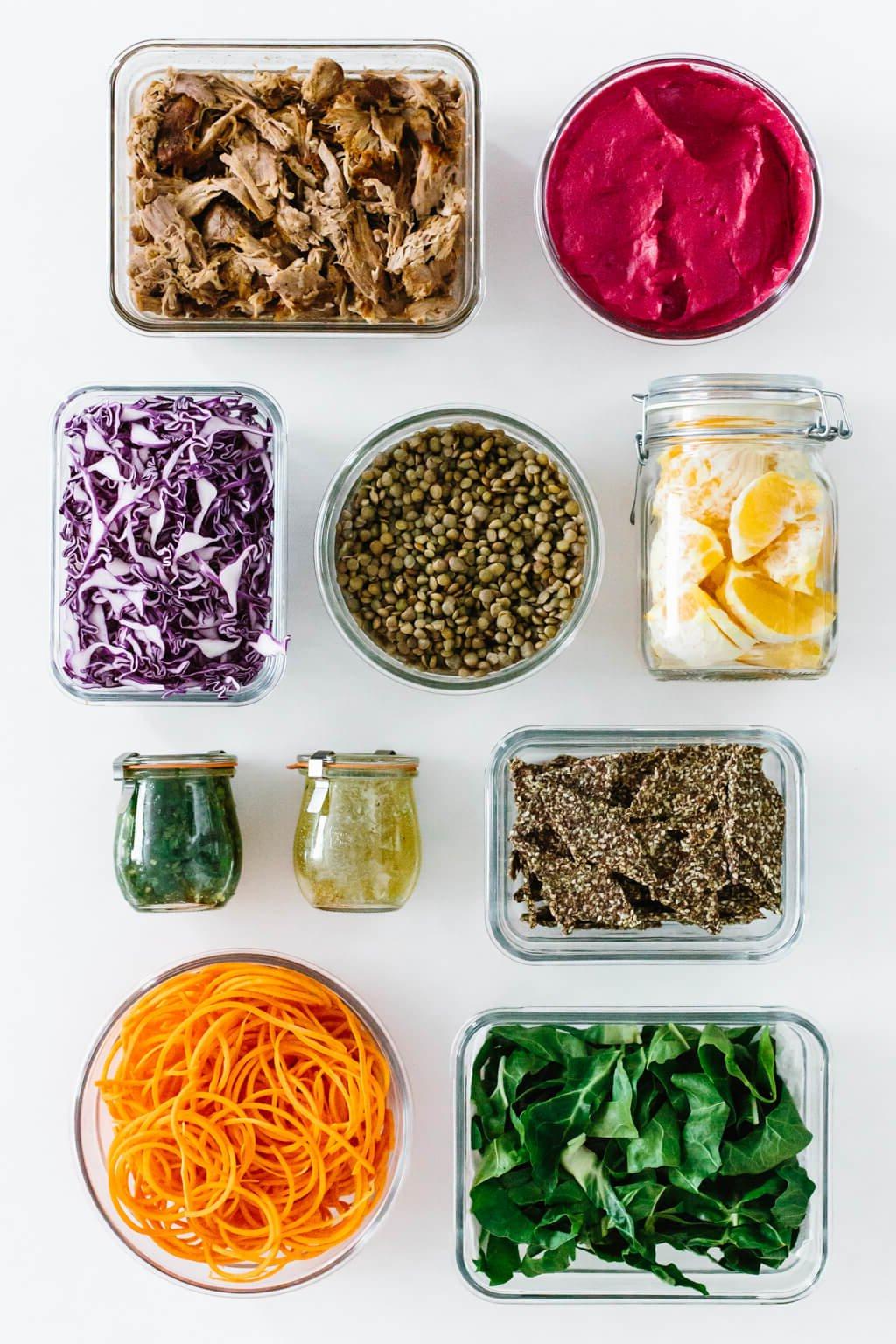 Herzhaftes, nahrhaftes und gesundes Meal Prep für den Winter.