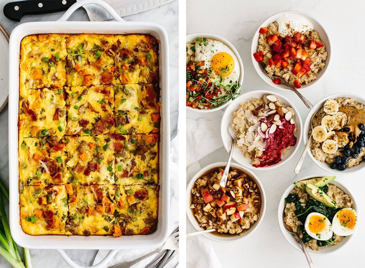 Einfache und gesunde Meal Prep Rezepte, die Ihnen helfen, Mahlzeiten für die Woche vorzubereiten! Meal Prep Rezepte für das Frühstück.
