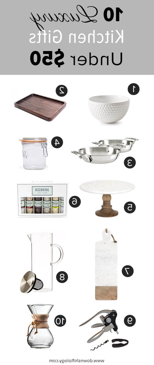 Diese 10 luxuriösen Küchengeschenke kosten weniger als 50 Euro. Es sind stilvolle, zeitlose Stücke, die jeden Hobbykoch oder Gastgeber beeindrucken werden.