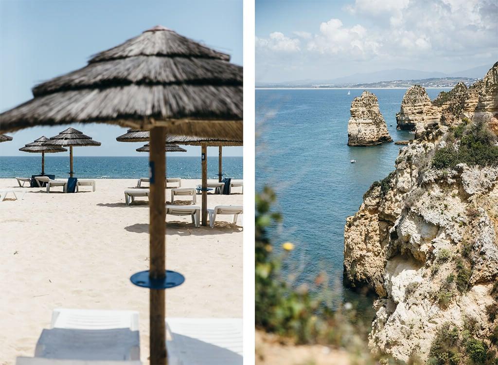 Malerische Klippen und Strände der Algarve