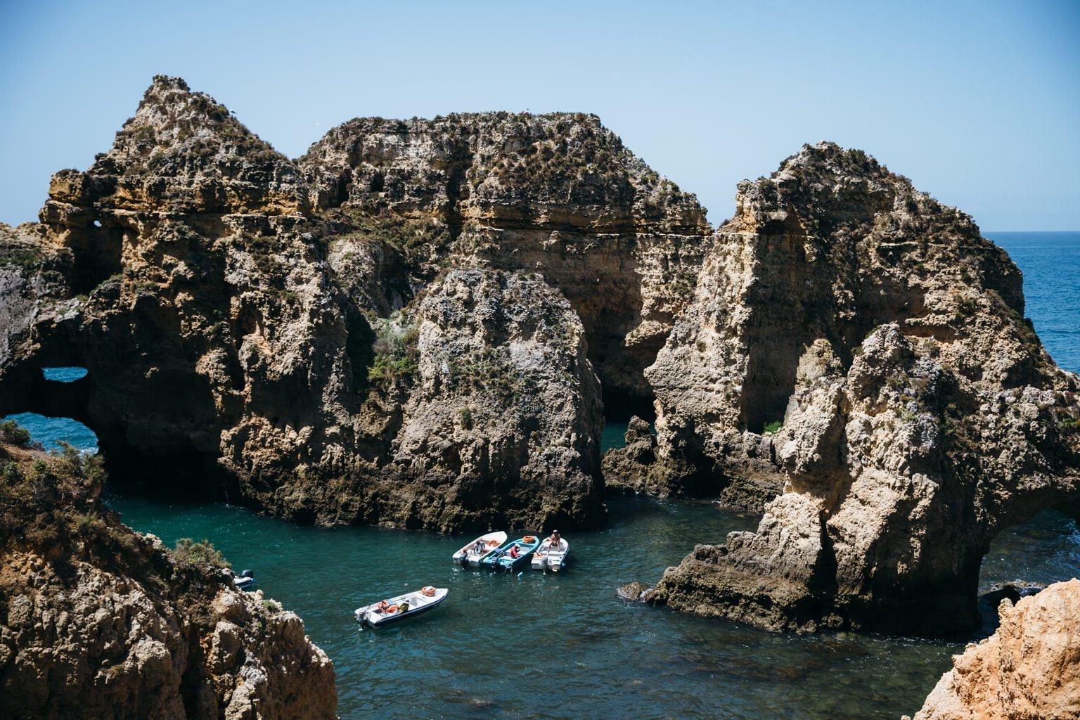 Malerische Küste in der Algarve, Portugal