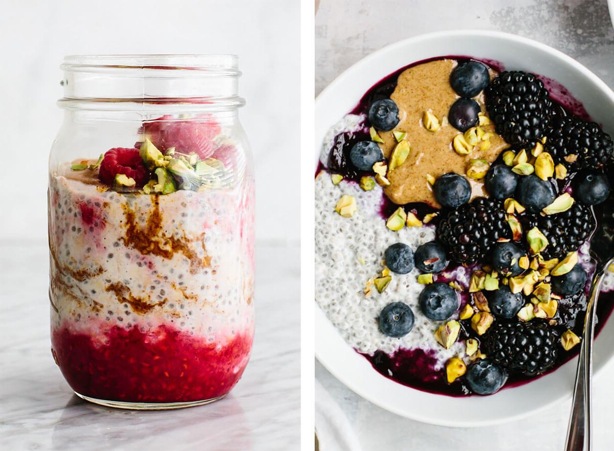 Starten Sie Ihren Tag richtig mit diesen gesunden Frühstücksideen! Wählen Sie aus Mahlzeiten zum Mitnehmen, Brunch-Lieblingen und den besten Meal-Prep-Optionen. Beste Frühstücksideen mit Chia-Pudding und Overnight Oats.