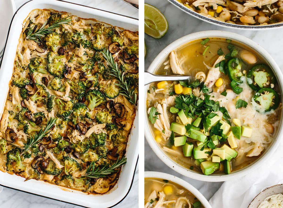 Die besten Hähnchenbrust-Rezepte, die einfach und alles andere als langweilig sind! Von gegrilltem bis zu gebackenem Hähnchen finden Sie unzählige Ideen in dieser Liste. Hähnchenbrust-Rezepte, darunter weißes Hähnchen-Chili und Hähnchenauflauf.