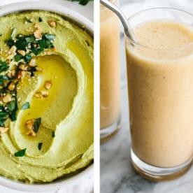Vitamix Rezepte mit Hummus und Mandarinen-Smoothie