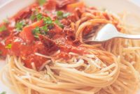 Creamy Mascarpone Ground Beef Spaghetti in 25 Minutes