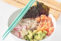 Homemade Smoked Salmon Sushi Bowl