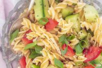 Vegetarian Pasta Salad with Zesty Italian Dressing