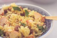 Golden Smoked Chicken and Curry Rice Medley