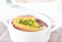 Hearty Red Onion Soup with Cheesy Toast