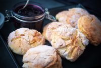 Artisan Vanilla Scones with Blackberry Pear Champagne Jam