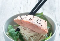 Miso-Poached Japanese Salmon