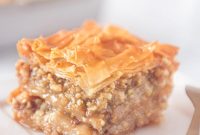 Sweet Greek Baklava Walnut Honey Perfection