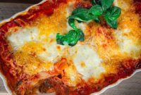 Smoky Chicken Mascarpone Tomato Lasagna