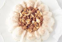 Dutch Pepernoten Pudding with Golden Caramel Swirl