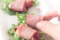 Duck Breast, Cranberry, Arugula Harmony