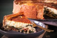 Savory Spinach, Bacon & Gruyère Quiche
