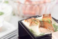 Raclette Salmon Baked in Creamy Dill Sauce