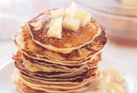 Poached Pear Pancakes