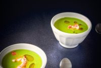 Gourmet Pea and Crayfish Soup
