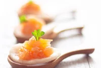 Salmon Prawn Cracker Bites