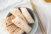 Golden Cauliflower Cheese Spring Rolls