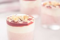 Decadent White Chocolate Strawberry Mousse