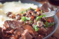 Slow Cooker Beef Bourguignon Without Mushrooms