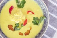 Velvety Ginger Coconut Chicken Soup