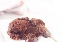Flowing Heart Chocolate Puddings