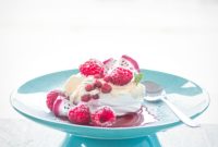 Perfectly Light Pavlova with Juicy Red Berries