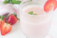 Sweet and Savory Strawberry Basil Smoothie