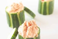 Fresh Tuna Cucumber Boats