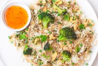 Velvety Egg and Vibrant Broccoli Fried Rice