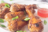 Sticky Soy Glazed Drumsticks