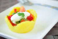 Zesty Italian Polenta Cups
