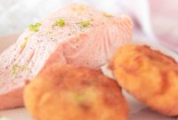 Wasabi-Spiked Smoked Salmon Latkes