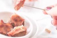 Warm Bacon Wrapped Goat Cheese Apricot Bundles