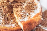 Golden Stroopwafel Cheesecake
