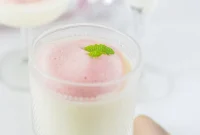 Silky Buttermilk Panna Cotta with Light Berry Foam