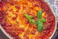 Simple Homemade Lasagna with Hearty Meat Sauce