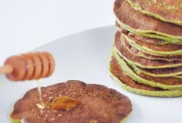 Easy Whole Wheat Spinach Pancakes