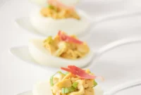 Italian Pancetta Balsamic Deviled Eggs