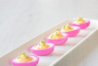 Vibrant Purple Deviled Eggs