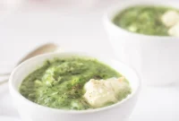 Vibrant Arugula Spinach Soup